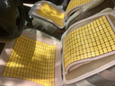 笨斯基（BENZKI） 夏季汽车腰靠竹片透气腰枕腰垫办公室靠背座椅护腰靠垫坐垫一体 米色-【坐垫48x48+靠中靠】 实拍图