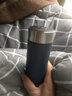名锐（MINGRUI）保温杯316男女水杯子智能泡茶杯刻字定制LOGO周年员工福利奖品 智能测温-磨砂蓝 实拍图
