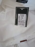 逐梦颜衬衫男士夏季新款外套修身冰丝条纹百搭衬衣长五分袖潮牌痞帅纯色 白色T60 M 实拍图