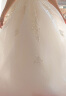 ETEX轻奢品牌 赫本风气质新娘主纱奢华重工高级2021新款质感大拖尾宫廷法式婚纱 齐地款 L 晒单实拍图