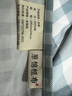 安睡宝（SOMERELLE）老粗布纯棉床单单件 全棉加厚单双人宿舍床品三件套 渐变格蓝【全棉老粗布】 1.5m床-200x245cm单床单 实拍图