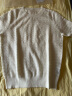 FINITY夏季新款毛针织衫蝙蝠袖时尚气质宽松温柔上衣女 白色 M 晒单实拍图