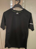 艾伦伯顿（Alen Botun） 运动短袖t恤男夏季吸汗衣宽松跑步女速干衣服健身服凉感冰丝上衣 黑色【冰丝 透气】 S (165-170CM) 实拍图