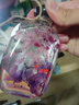 绿速 永生花浮游花浮游瓶创意艺术摆件植物标本干花永生花礼盒闺蜜女 紫色_手提袋_贺卡-浮游花艺术摆件 实拍图