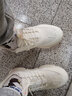 安踏（ANTA）男鞋运动鞋2025官方新款复古潮流网面透气跑步鞋休闲旅游老爹鞋子 象牙白 42 实拍图