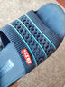 经典拖鞋舒适休闲一字拖居家情侣防滑男女凉拖鞋 蓝色 39 （偏小码建议拍大一码） 实拍图