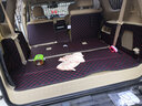 指南针适用丰田普拉多后备箱垫10-24款全包围专用霸道七座2700尾箱垫7座 七座黑红色-全包+尾门垫 实拍图