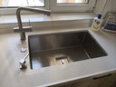 曼巴顿（MABATON） 6543C水槽4MM加厚304不锈钢手工水槽套餐台下大单槽 无台控-配108龙头 75*43cm 实拍图