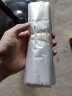 木木呷 白色塑料袋打包方便袋大小号装手提式一次性透明袋子卖菜袋子 17*26CM50个 实拍图