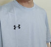 安德玛（UNDERARMOUR）短袖T恤男 25春季新款运动服跑步健身训练打底衫弹力透气圆领T恤 【弹力快干】【Tech面料】白色 L (175/96A) 实拍图