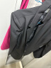 Gesaiya品牌小西装女2022年春秋冬季长袖职业装套装正式商务正装面试上班教师工作服 黑色西装外套 M（90-100斤） 实拍图
