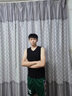 浪莎（LangSha）背心男夏季冰丝薄款7A级抗菌无痕男士运动休闲跨栏打底衫3件装 实拍图