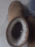森馬（senma）潮流简约百搭保暖加绒棉鞋短筒情侣雪地靴男718414704 驼色 40码 实拍图