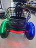 圣雅美成人双人电动三轮车充电家用小型老年代步老人休闲带电瓶滑板车 黑色双人坐（升级500w电机） 36v铅酸电池测试30公里 实拍图