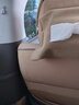 照启工汽车车载纸巾盒袋挂式扶手箱创意布艺翻毛皮座椅后背车用抽纸盒袋 无标通用款 米色 实拍图