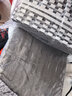 NSYCA满铺拼接地毯卧室全铺少女ins风大面积房间方块毛绒床边毯飘窗毯 灰色[可水洗/可裁剪/配边条] 30*30CM加厚款【12片装】1.0cm厚度 实拍图