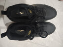 鸿星尔克（ERKE）男鞋2026秋冬皮面防水爸爸鞋软底休闲鞋减震运动鞋子防滑跑步鞋子 黑金3162（革面防水） 42 【正常尺码】 实拍图