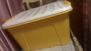 茶花（CHAHUA）茶花塑料收纳箱衣物整理箱35L58L68L多规格玩具整理箱储物 【黄色】 【58升*2个装】59.5*47.5*32.5cm 实拍图