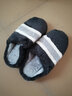 寓云保暖棉拖鞋情侣秋冬季加厚防滑底半包跟拖鞋男款女款 炭黑43-44码（适用42-43脚） 实拍图