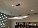 索也 设计师餐厅吊灯现代简约餐桌吧台艺术照明灯2023年新款北欧轻奢 金色长145cm-三色变光60W 实拍图