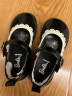 芭比童鞋春秋儿童皮鞋女童公主鞋学院风黑色皮鞋演出鞋DA5825黑色28码 实拍图