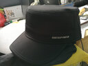 歌希尼尔帽子男秋冬鸭舌帽男士户外平顶帽军帽冬季女韩版夏季太阳帽遮阳帽 黑色 S 56cm帽围适合54-56头围 实拍图