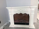 喜之焰1米1.2米美式壁炉实木壁炉装饰柜客厅壁炉架仿真火欧式壁炉家用 象牙白+装饰炉芯 长1000*厚330*高800mm 实拍图