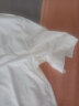 尚都比拉优雅气质休闲通勤衬衫女夏季设计感上衣五分袖白衬衣 白色 L  晒单实拍图