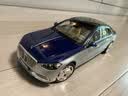 NOREV 1:18诺威尔2021款 奔驰s680迈巴赫 合金汽车模型 车模 豪华轿车 S680蓝银双色电镀轮 实拍图