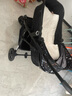 逗逗熊婴儿推车高景观减震手推车宝宝可坐可平躺婴儿双向折叠儿童手推车 奢华-蝶舞花间【橡胶轮买一送八】 实拍图