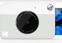 柯达（Kodak）PRINTOMATIC 拍立得相机 灰白色 即拍即得 （即拍即打 无墨打印 简约撞色）礼盒装 实拍图