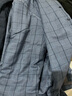 恒源祥羊毛衬衫男加绒加厚长袖加厚保暖衬衣男士中年爸爸装休闲冬季 YM45832-1磨蓝条格 44 实拍图