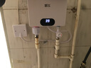 新飞即热式小厨宝 台下速热 家用厨房小型电热水器 淋浴洗澡出租房质保1年一体机热水宝淋浴器电热器 0L 5500W 压铸铝恒温+线盒【厨宝款】 实拍图