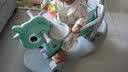幼贝臣摇摇马木马儿童玩具男女孩婴儿0-1-3岁宝宝早教生日礼物 天马薄荷绿+护栏+餐盘 实拍图