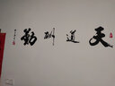 居梦坞 书法字画企业文化墙贴励志贴纸书法装饰墙壁贴纸奋斗字贴 DWM908黑 大号 实拍图
