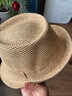 苏木佰（SOMUBAY）出口亚麻高档男士草帽礼帽英伦绅士防晒帽网眼镂空凉帽遮阳帽男 麻本色（店长推荐）配防风绳 中码(56-57cm)收藏+加购优先发货 实拍图