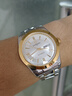 嘉年华（CARNIVAL）瑞士品牌手表男士机械表全自动防水夜光腕表送男友生日礼物 钢带间白-8137-升级版进口机芯 实拍图