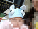 艾梵妮（Eyefanniy） 韩国可爱宽边发带 洗脸发箍棉质头带运动松紧头套面膜化妆束发带 大眼兔-蓝色 实拍图