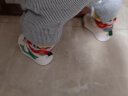 安妮蓓婴儿鞋子学步鞋春秋男女宝宝休闲运动鞋婴儿机能鞋N091 绿17码 晒单实拍图