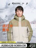 海澜之家（HLA）羽绒服男冬季运动sportsday连帽三防石墨烯蓄热外套男冬季 卡其镶拼85 M 170/88A 推荐63-68kg 实拍图