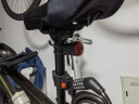 CAVALRY自行车智能感应刹车尾灯山地车公路车夜骑尾灯 USB充电高亮爆闪尾灯骑行装备 坐杆款 实拍图