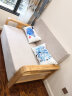 塞纳春天沙发床多功能北欧可折叠实木沙发床客厅小户型双人两用布艺沙发 1.63米【海绵款 无储物箱】 实拍图