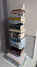 唐辑隐形书架落地简易铁艺置物架转角立式夹缝书本收纳架子 白色6层 实拍图