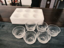 金杞（JINQI） 玻璃茶杯套装 6只装 高硼硅耐热玻璃茶具茶杯 C07竖纹杯 6只装 实拍图