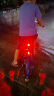 猫眼（CATEYE）可佩戴式骑行尾灯全防水自行车灯跑步警示灯尾灯骑行装备 SL-WA10 红色 实拍图