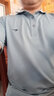 七匹狼【7A抗菌凉感】短袖T恤男夏季桑蚕丝Polo打底男士翻领短T男装上衣 113(浅蓝)-桑蚕丝凉感速干 L 170/88A 实拍图
