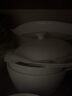 富彩陶瓷 大汤碗8寸家用大号碗泡面碗鸡汤碗简约创意纯白骨瓷汤盆 8英寸东阳汤碗【2450ML】 实拍图