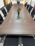 圣黎会议桌长桌培训桌椅组合办公桌洽谈桌 5.0米桌+18把会议椅 晒单实拍图