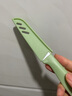 天南兄弟水果刀不锈钢带保护套瓜果削皮器陶瓷小刀削皮刀宿舍随身刀家用 北欧绿不锈钢1把 实拍图