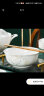 红牡丹 景德镇餐具套装欧式镶金碗碟套装家用陶瓷盘子碗筷组合礼品瓷器 一季花开56头家庭版 礼盒包装 实拍图